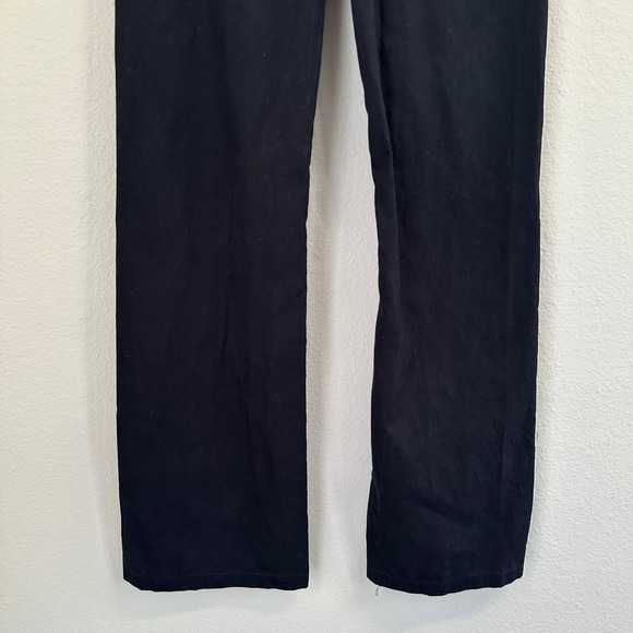 Marithe Francois Trouser Pants Women Size 4 Cotton Black Minimalist Casual Relax - Picture 7 of 10